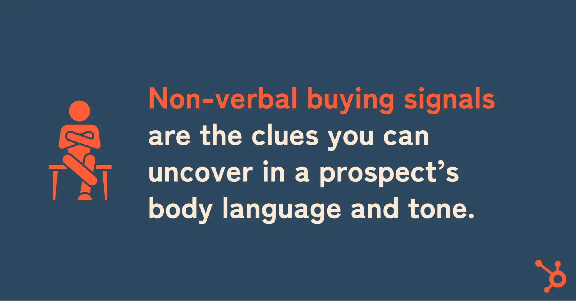 definition of non-verbal buying signal