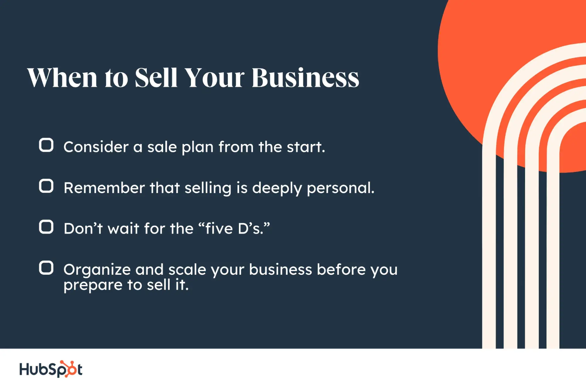 when to sell your business