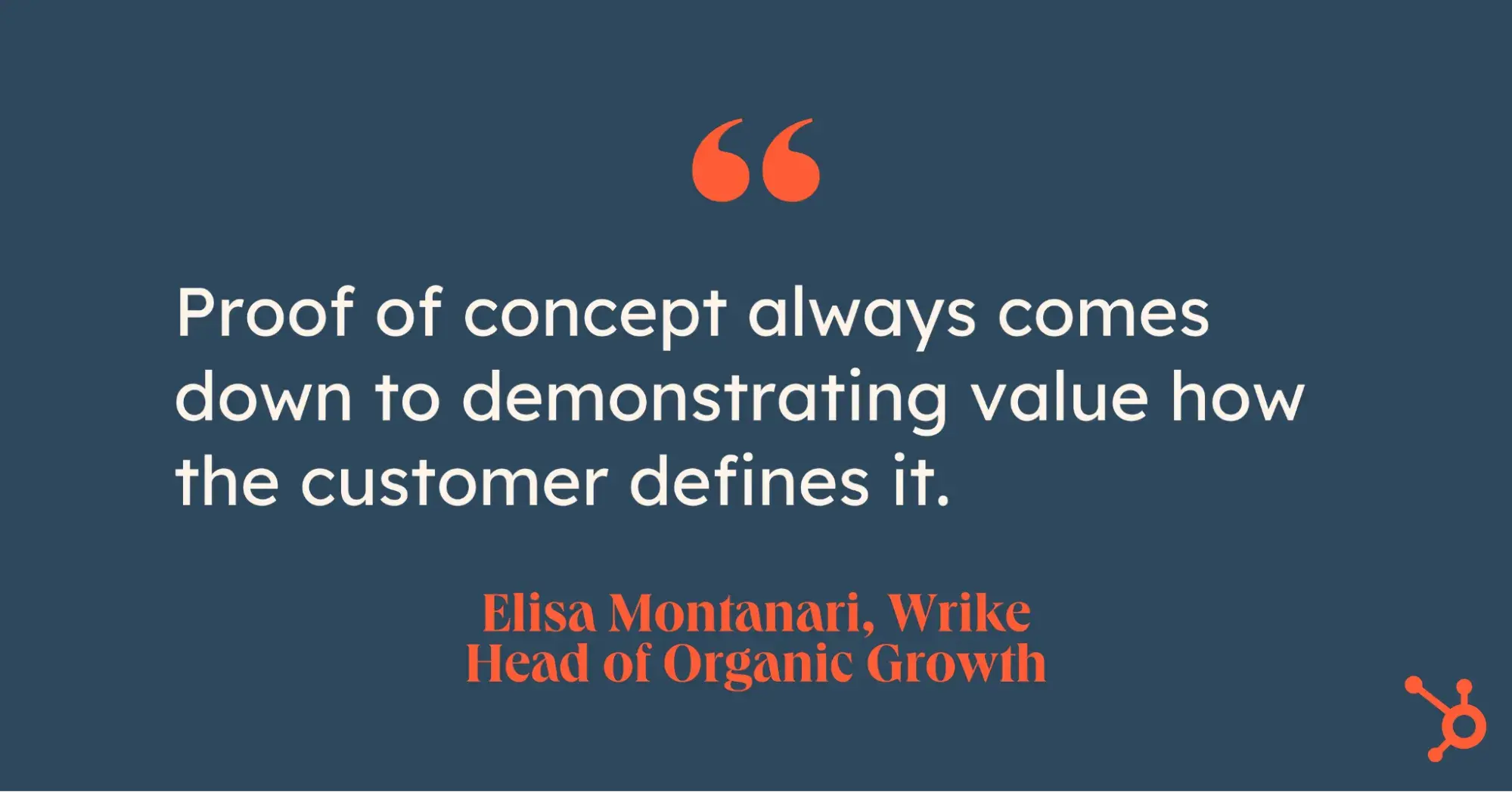 pull quote on successful sales poc