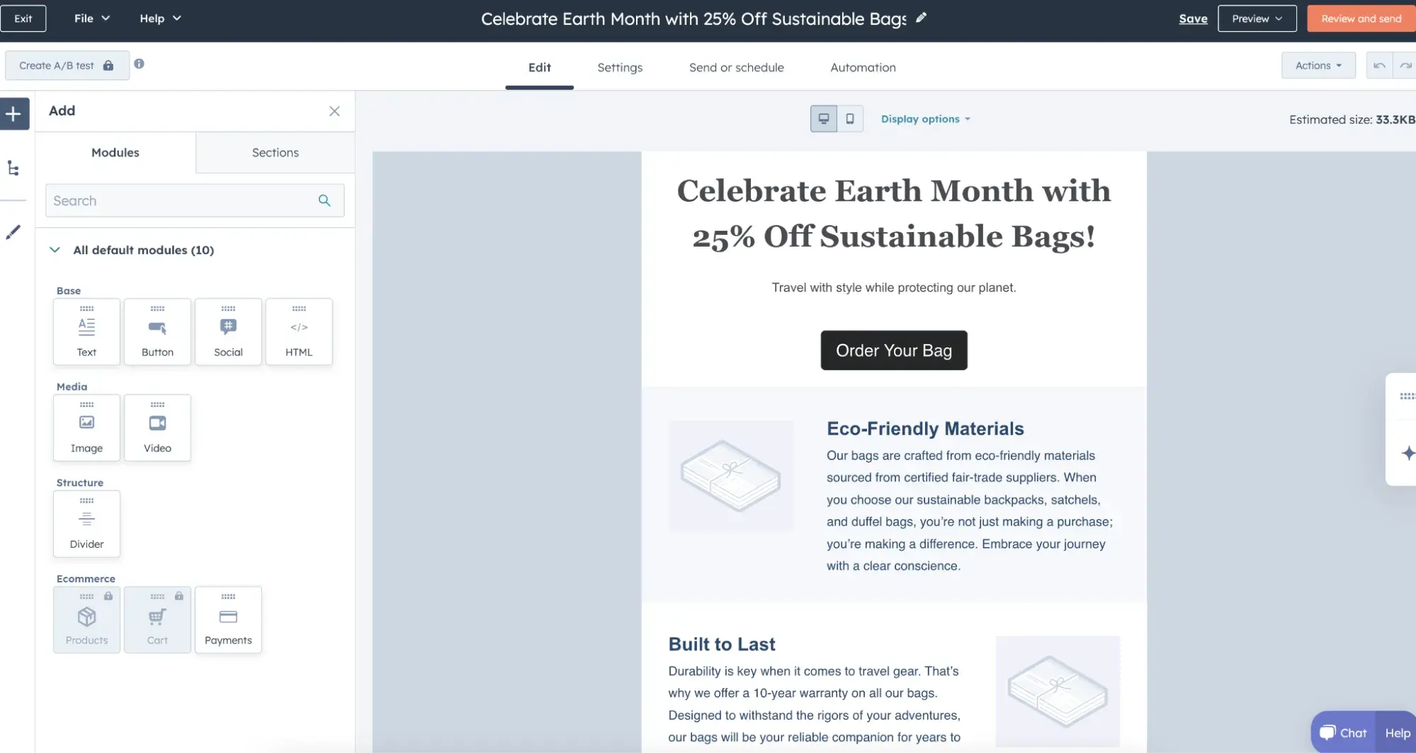 generative ai in email marketing by hubspot