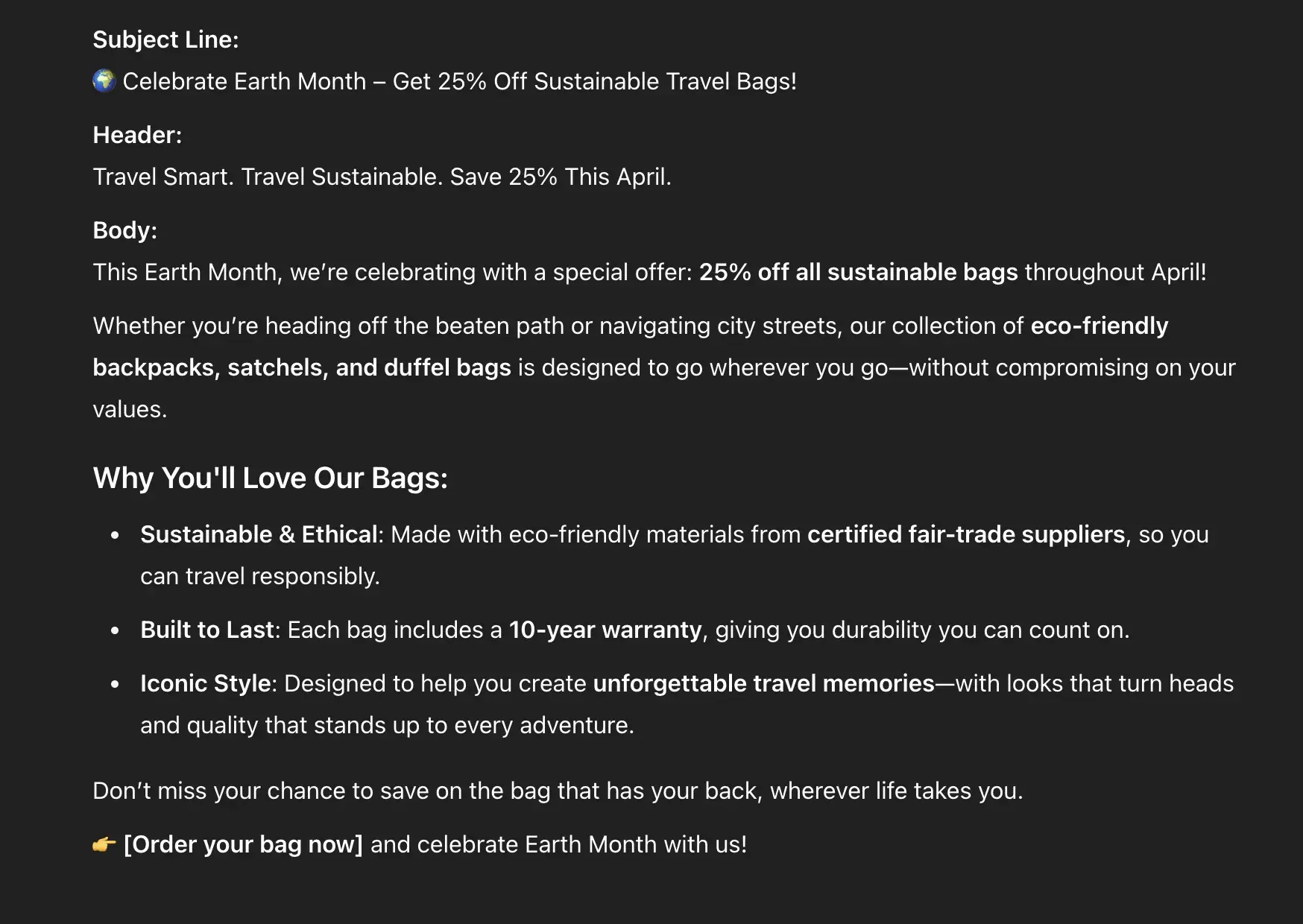 generative ai in email marketing by openai