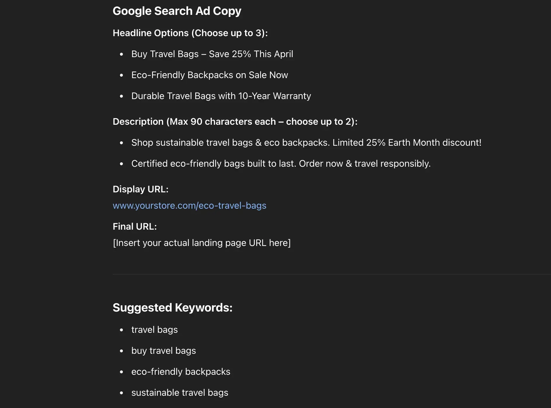 generative ai in google ads marketing by openai