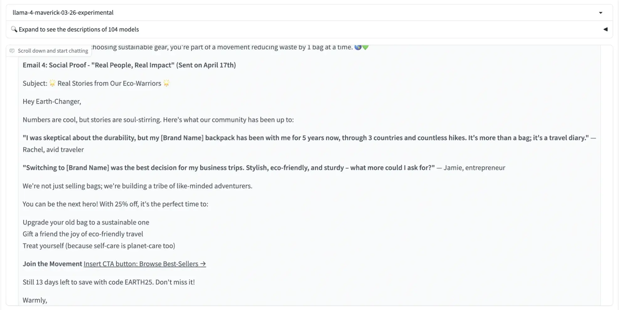 generative ai in email marketing by meta