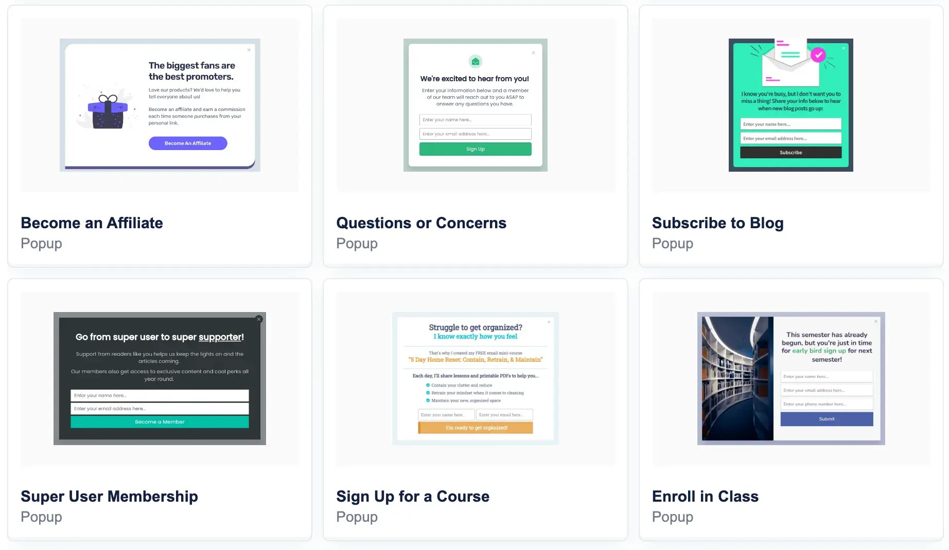 template options from b2b lead generation software optinmonsterhttps://optinmonster.com/templates/