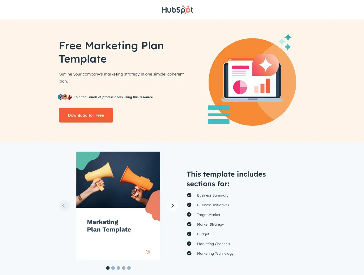 freebie marketing, hubspot marketing templates