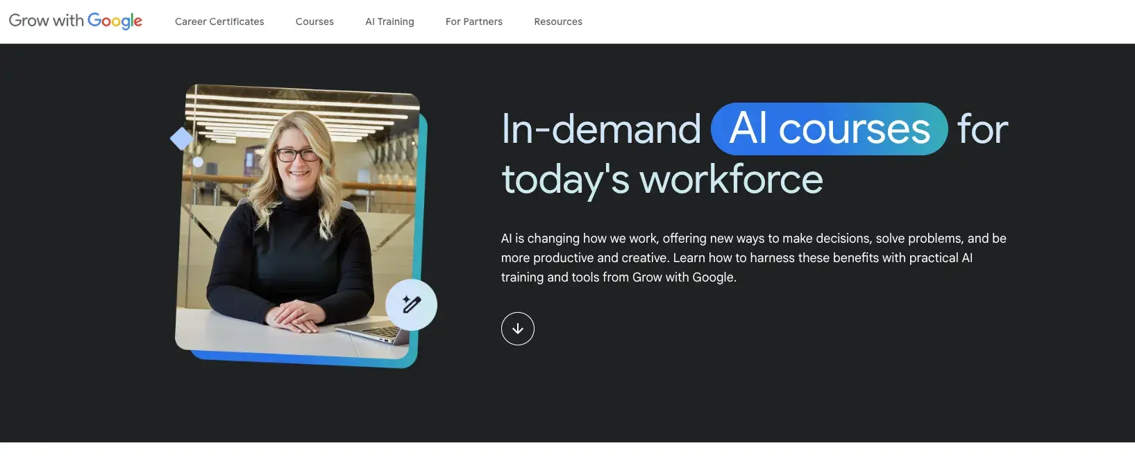 freebie marketing, grow with google ai training