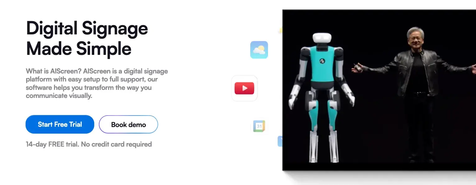 growth marketing campaign example from aiscreen.io, website image