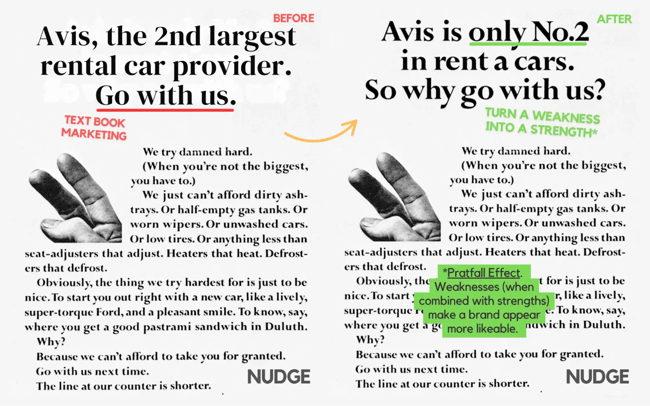 showing a weakness amidst a series of strengths can boost likeability.