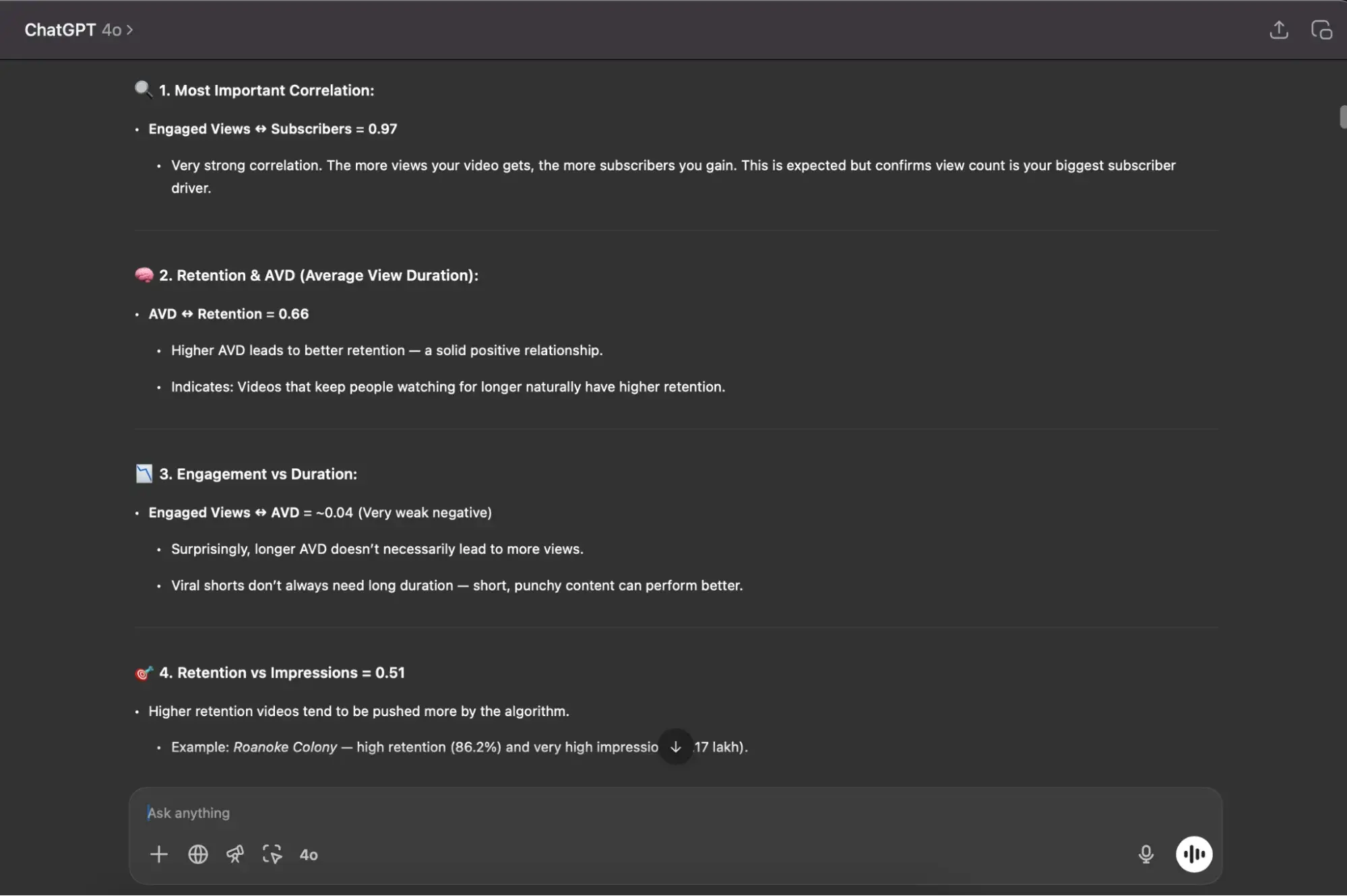best ai tools for excel, chatgpt reply to my query