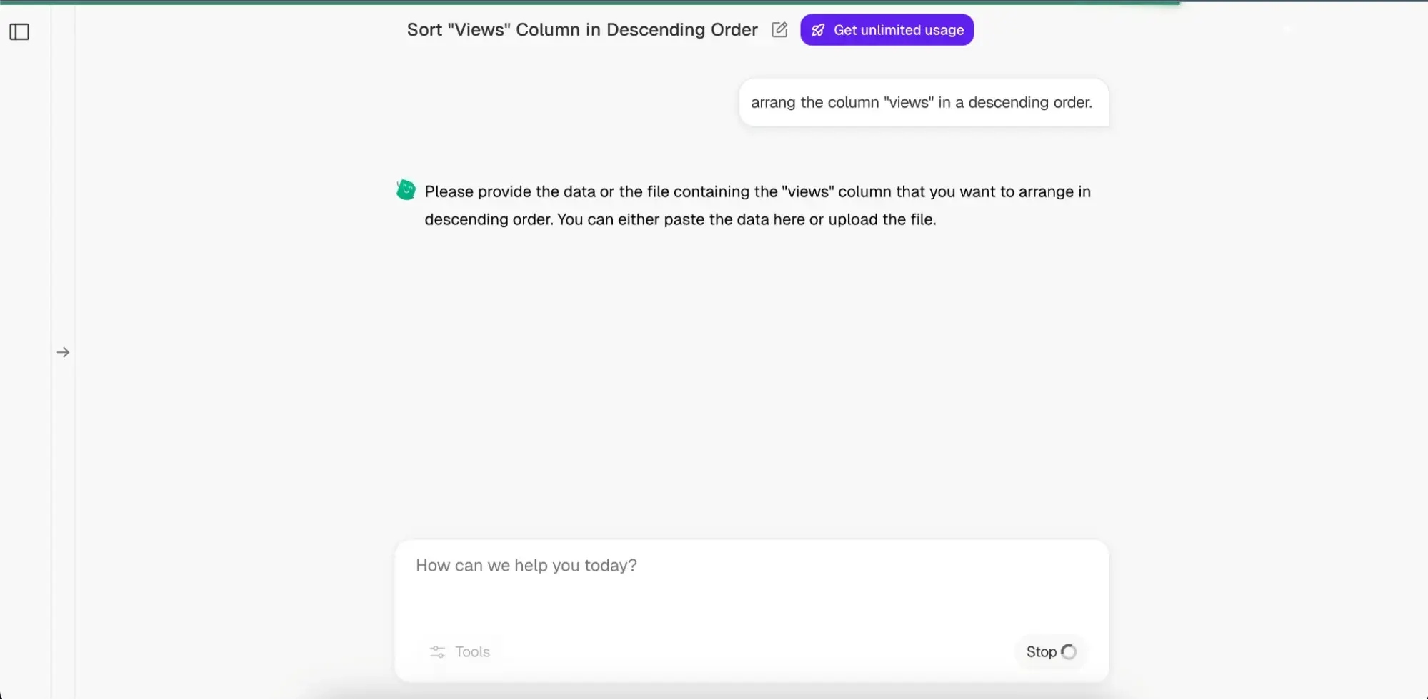 best ai tools for excel, formula bot chat interface