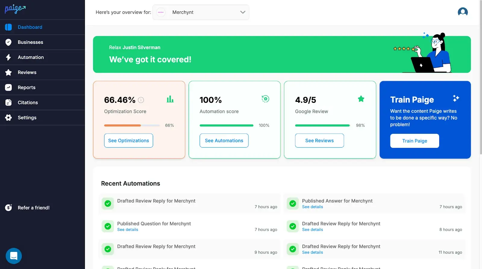 paige by merchynt ai seo tools