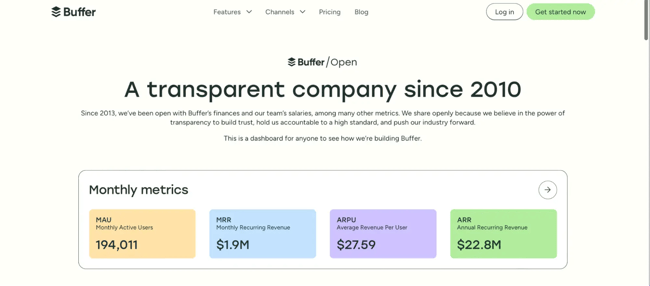 buffer open – lead magnet example