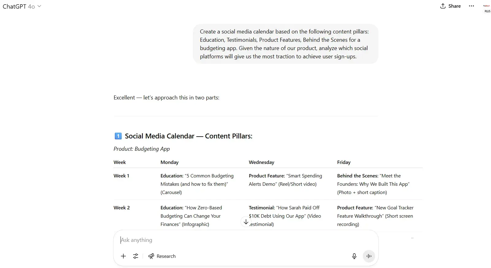chatgpt prompts, example prompt for marketing