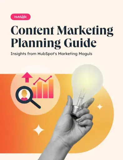 hubspot’s free content marketing planning guide