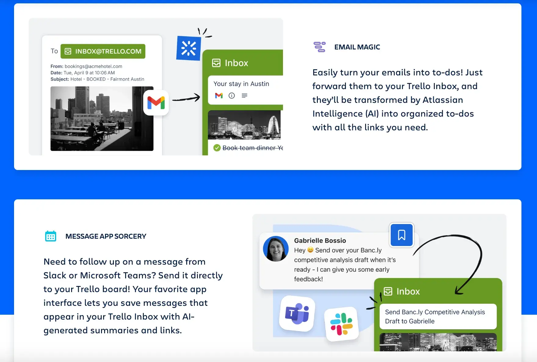 trello sales brand copywriting examples