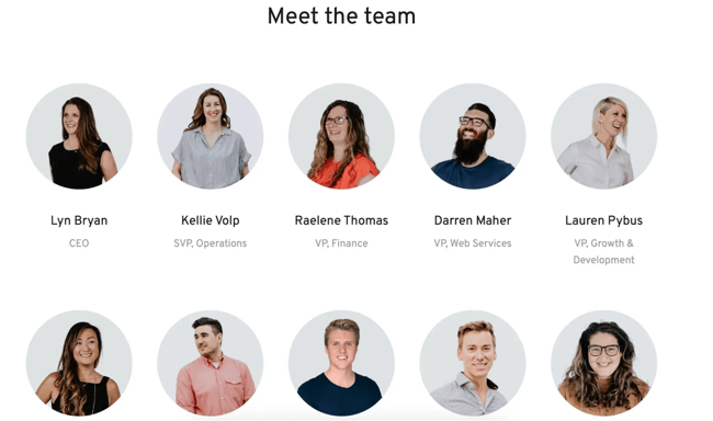 examples of creative about us pages