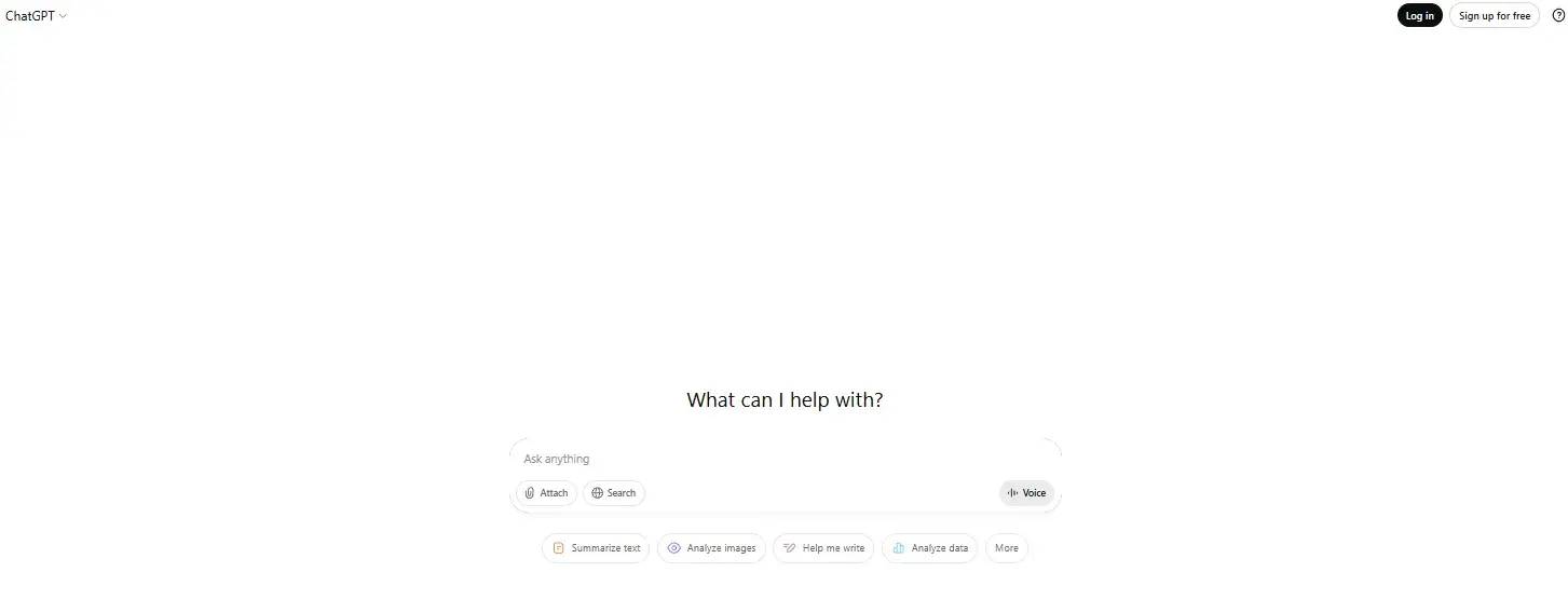 screenshot from chatgpt’s interface