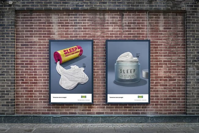 traditional marketing vs digital – ikea print media examples