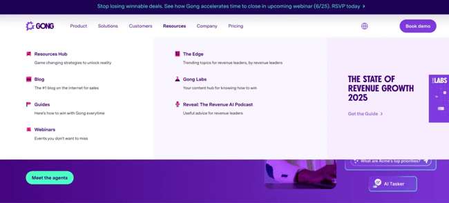 traditional marketing vs digital marketing – gong example