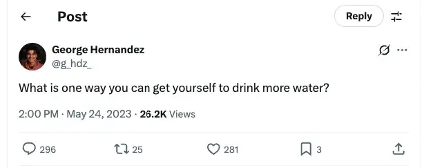 branding differentiation, tweet about liquid death